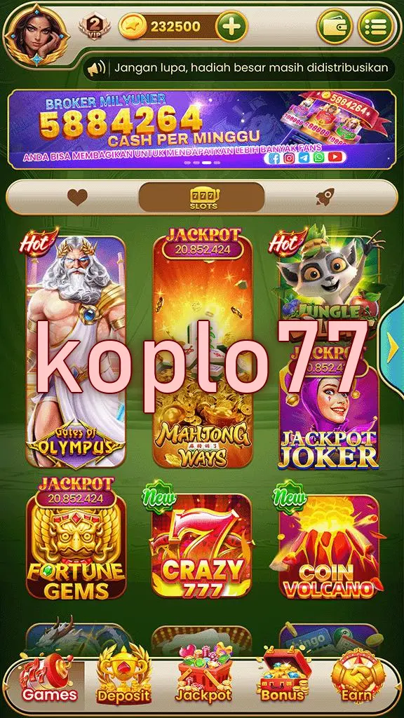 koplo77 Tangkapan Layar Resmi APK